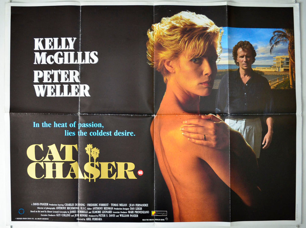 Cat Chaser Original British Quad Poster - Movie Poster