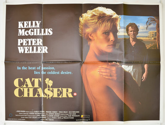 Cat Chaser   Original Quad Poster - Film Poster - Movie Poster 