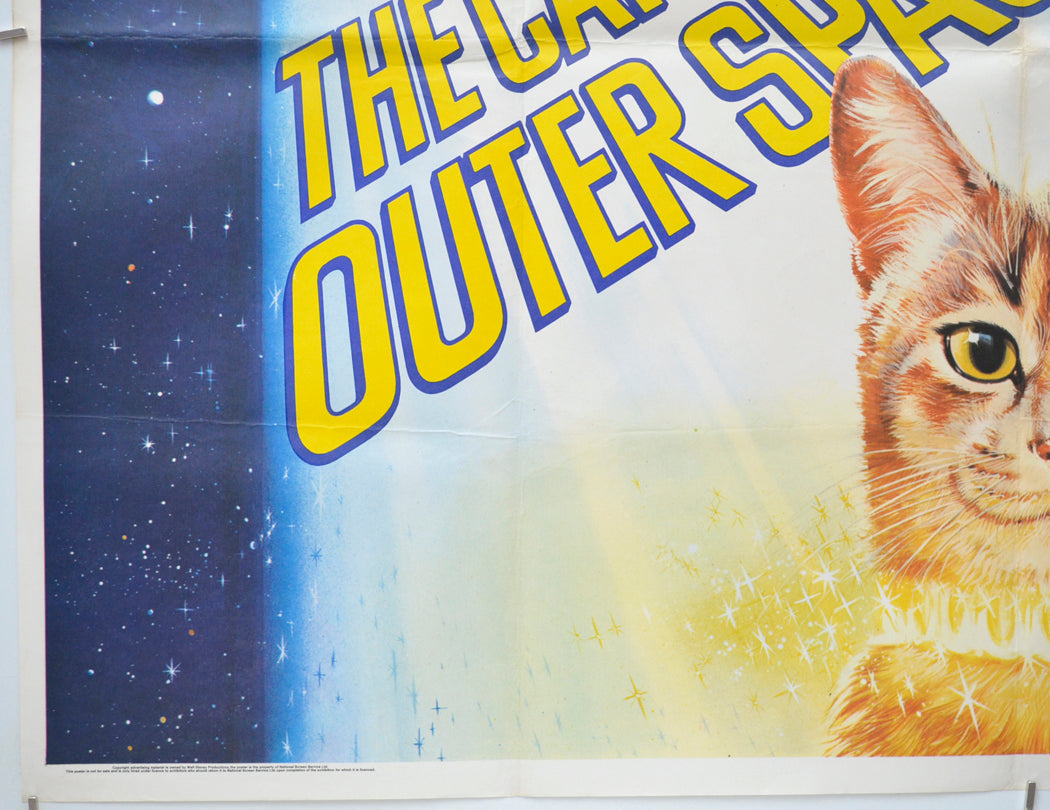 THE CAT FROM OUTER SPACE (Bottom Left) Cinema Quad Movie Poster 