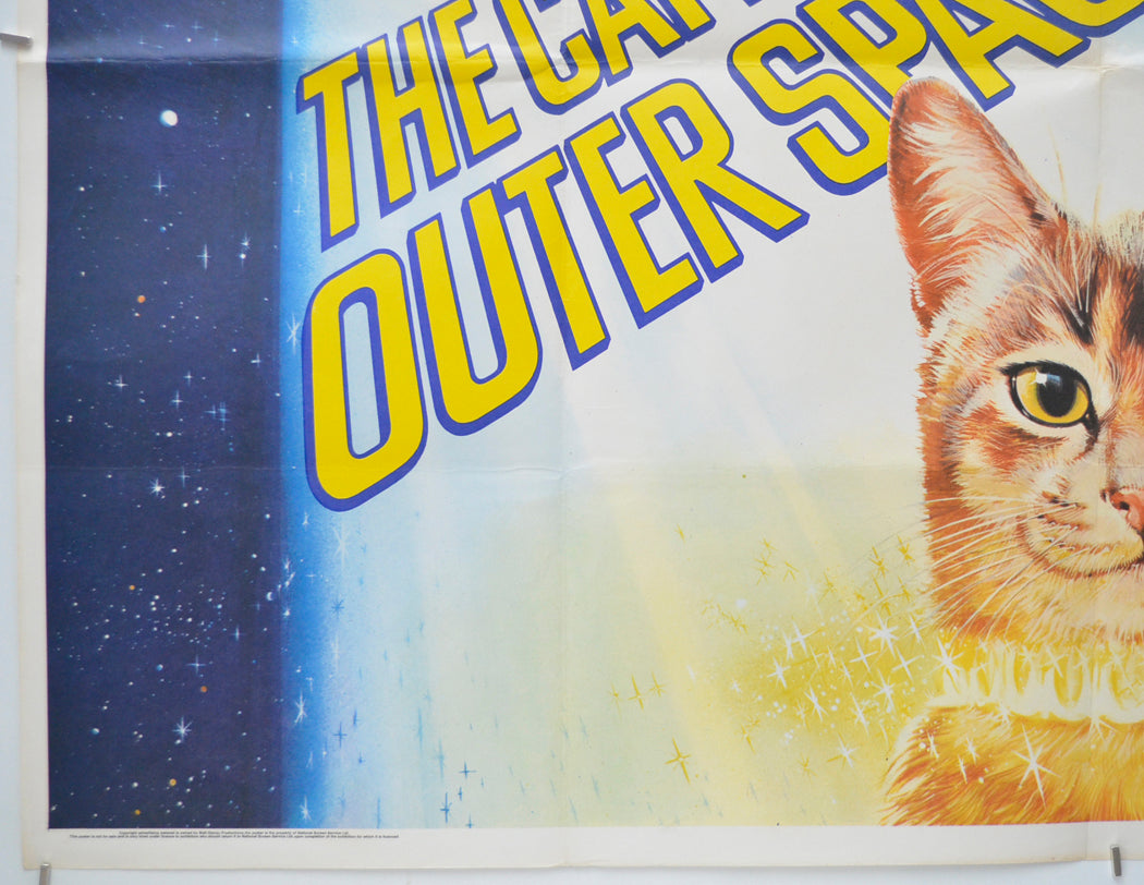 THE CAT FROM OUTER SPACE (Bottom Left) Cinema Quad Movie Poster 