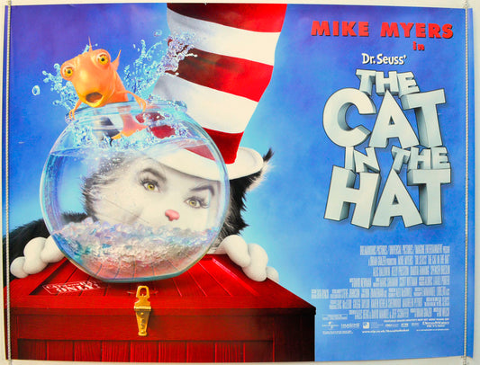 The Cat In The Hat Original British Quad Poster - Film Poster - Movie Poster 