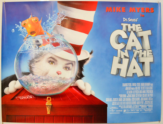 The Cat In The Hat  Original Quad Poster - Film Poster - Movie Poster