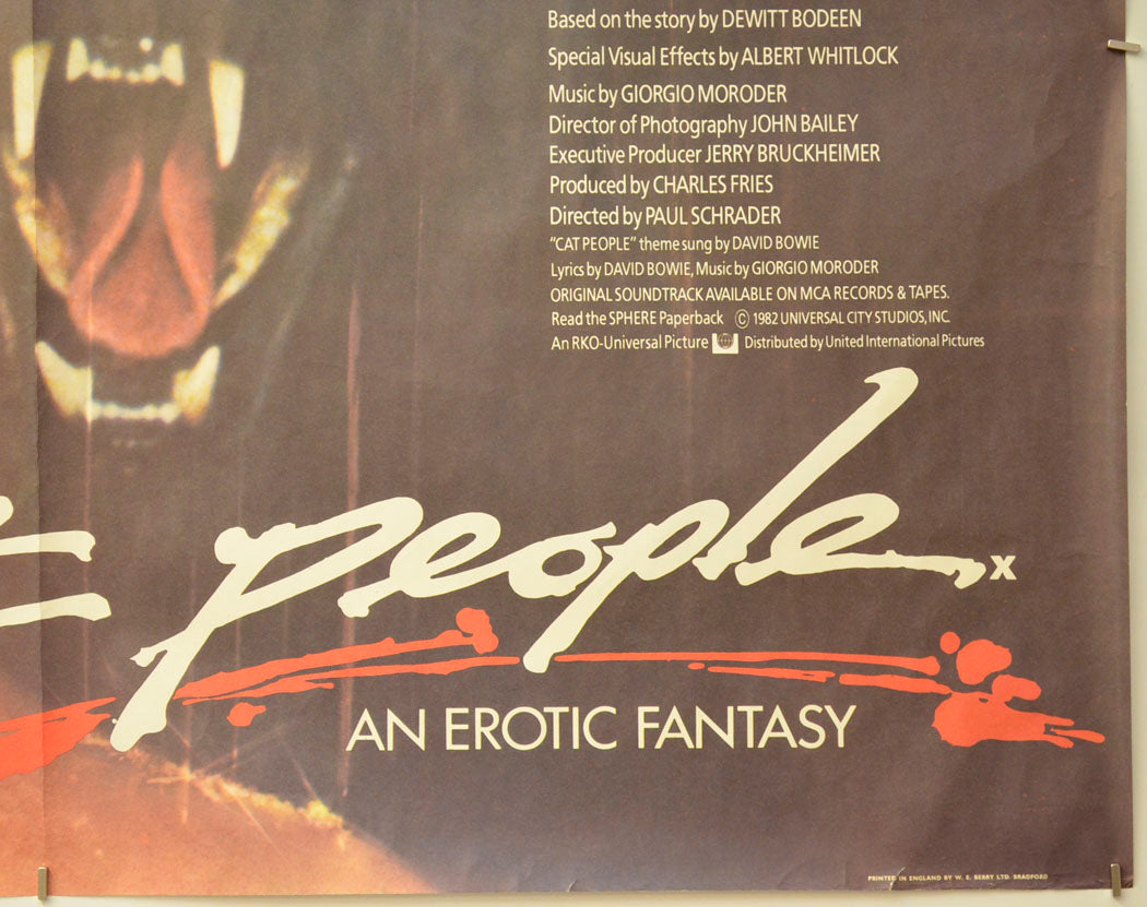 CAT PEOPLE (Bottom Right) Cinema Quad Movie Poster 