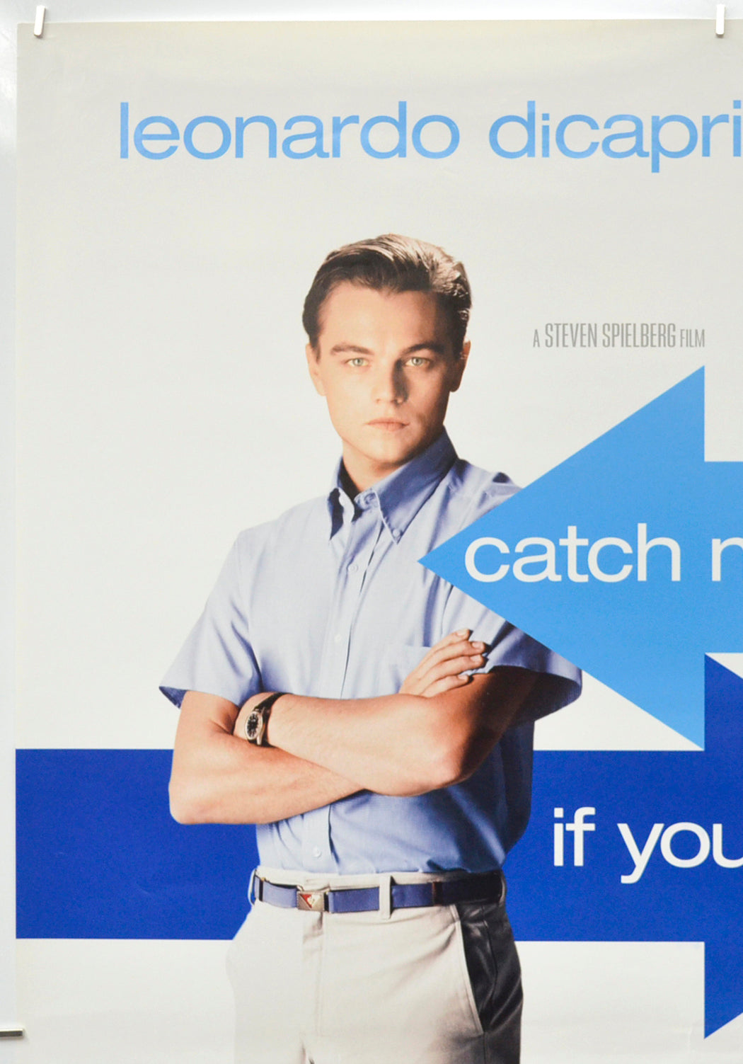 CATCH ME IF YOU CAN (Top Left) Cinema One Sheet Movie Poster 