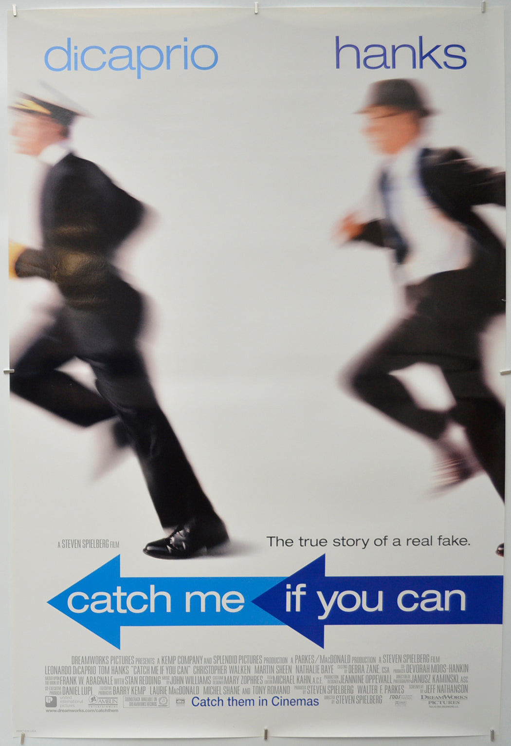 Catch Me If You Can  (Teaser / Advance Version) Original One Sheet Poster - Film Poster - Movie Poster