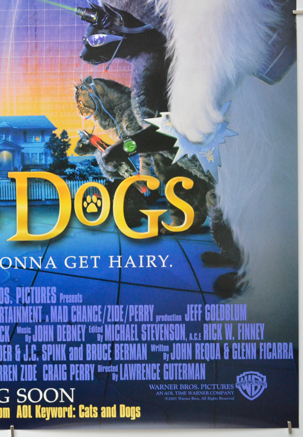 CATS AND DOGS (Bottom Right) Cinema One Sheet Movie Poster 