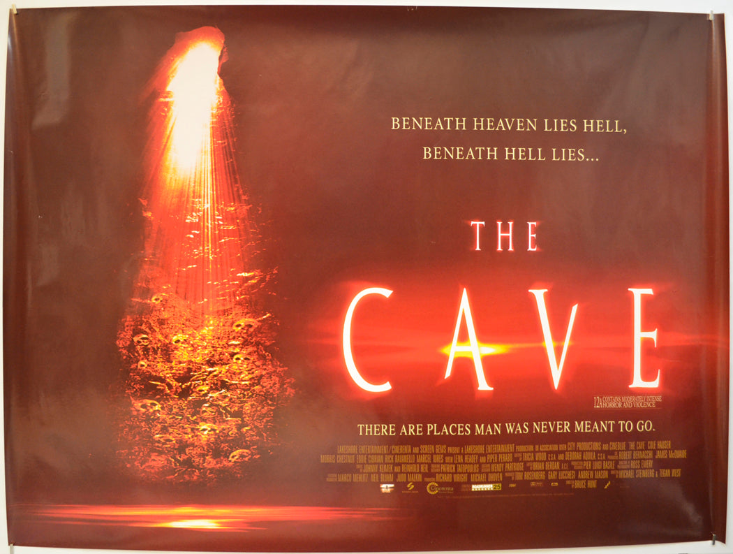 The Cave  Original Quad Poster - Film Poster - Movie Poster