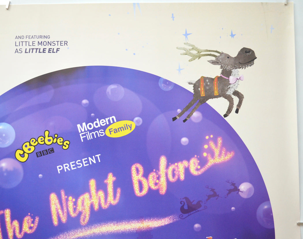 CBEEBIES PRESENT: THE NIGHT BEFORE CHRISTMAS (Top Right) Cinema Quad Movie Poster 