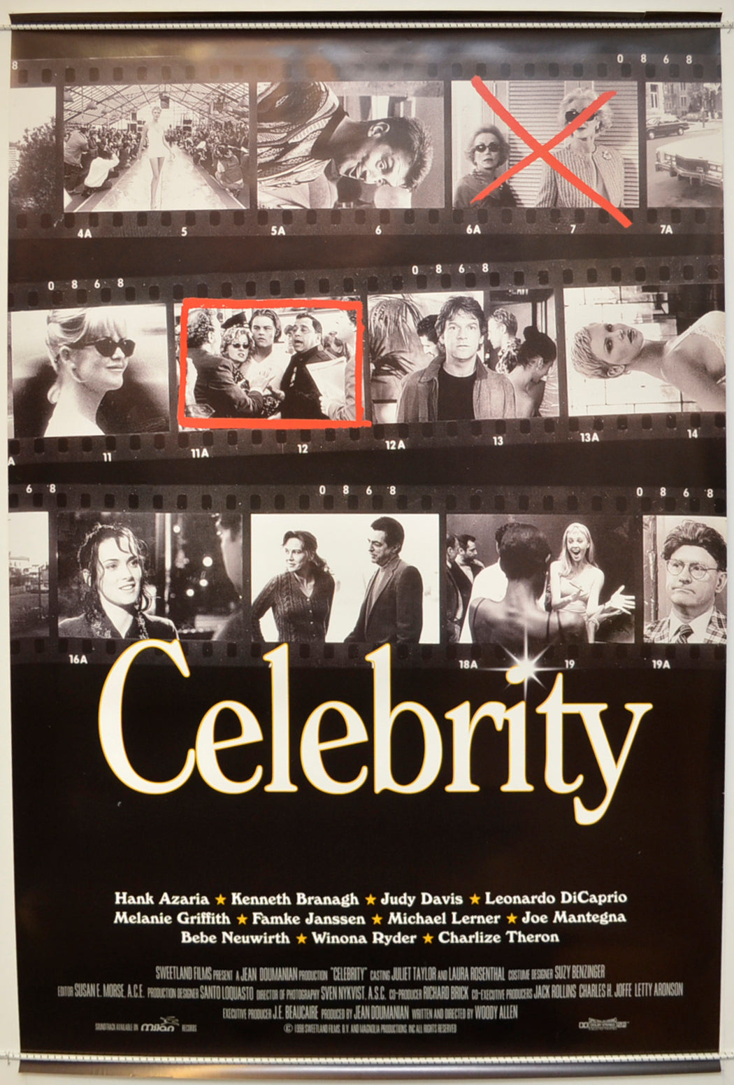 Celebrity  Original One Sheet Poster - Film Poster - Movie Poster 