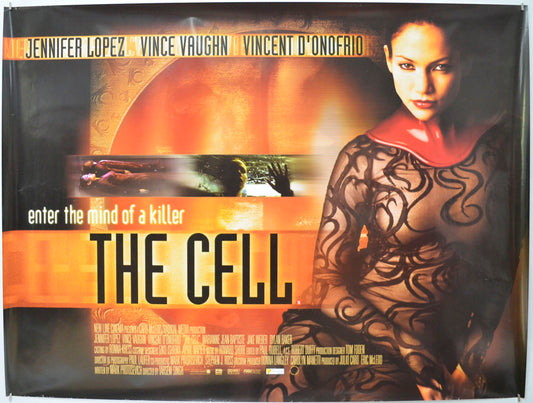 The Cell Original Quad Poster - Film Poster - Movie Poster