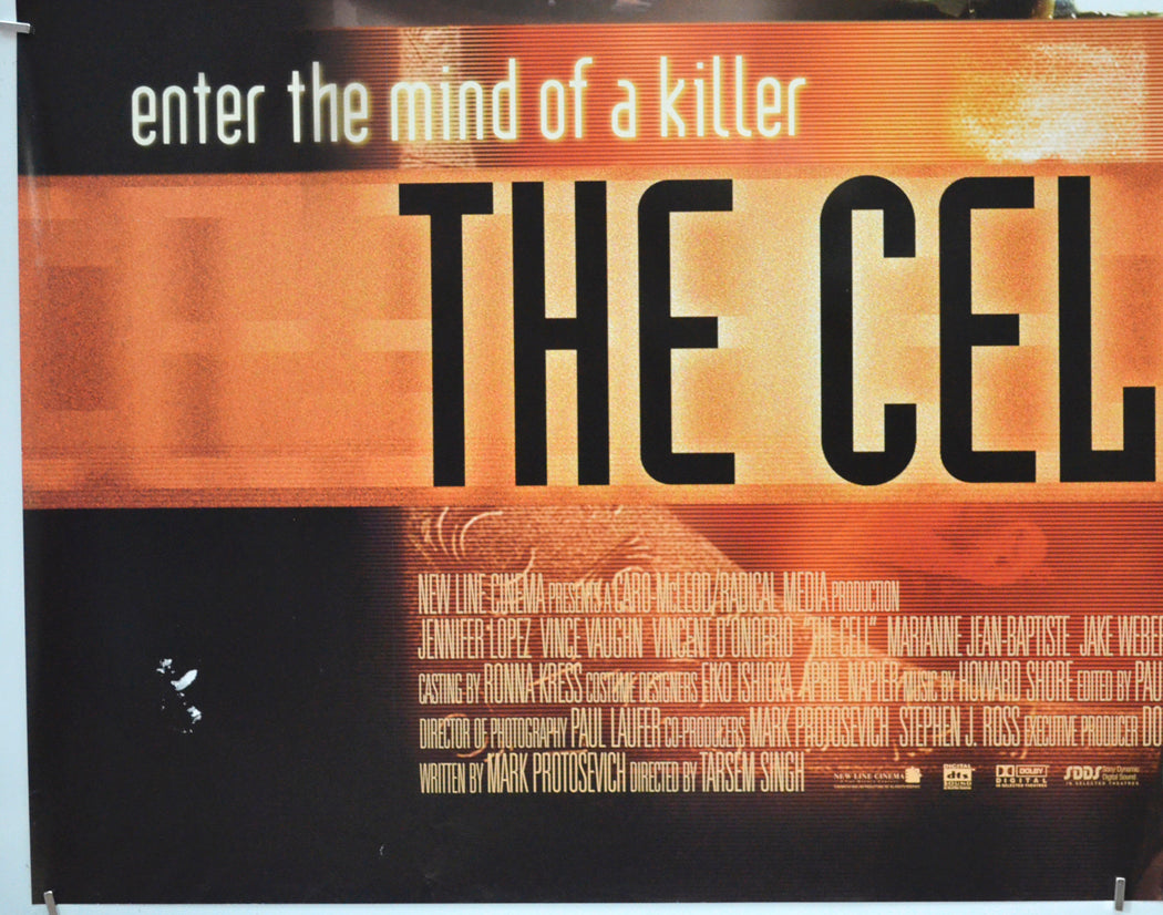 THE CELL (Bottom Left) Cinema Quad Movie Poster 