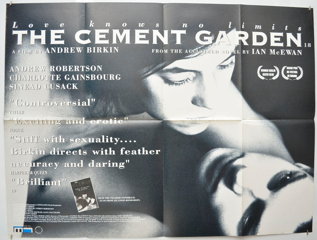 The Cement Garden Original Quad Poster - Film Poster - Movie Poster