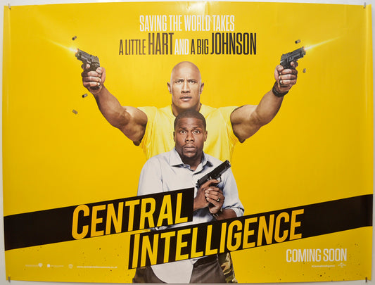 Central Intelligence (Teaser / Advance Version) Original Quad Poster - Film Poster - Movie Poster