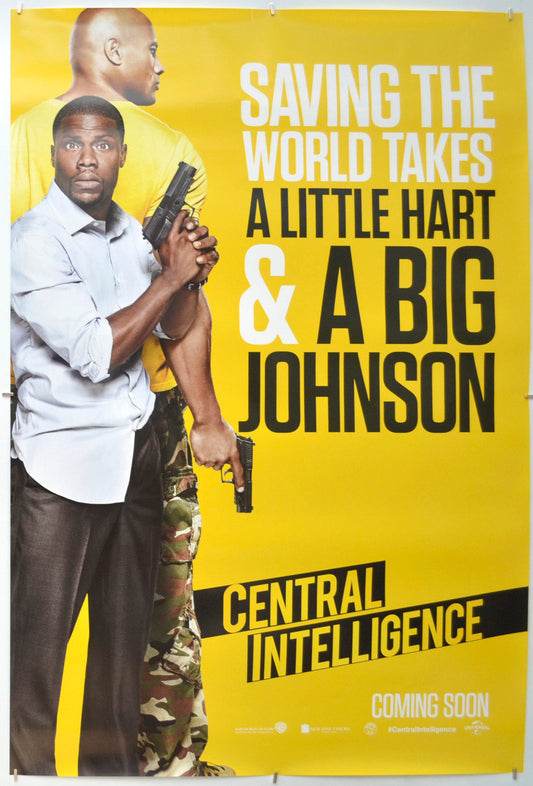 Central Intelligence - Original One Sheet Poster - Film Poster - Movie Poster 