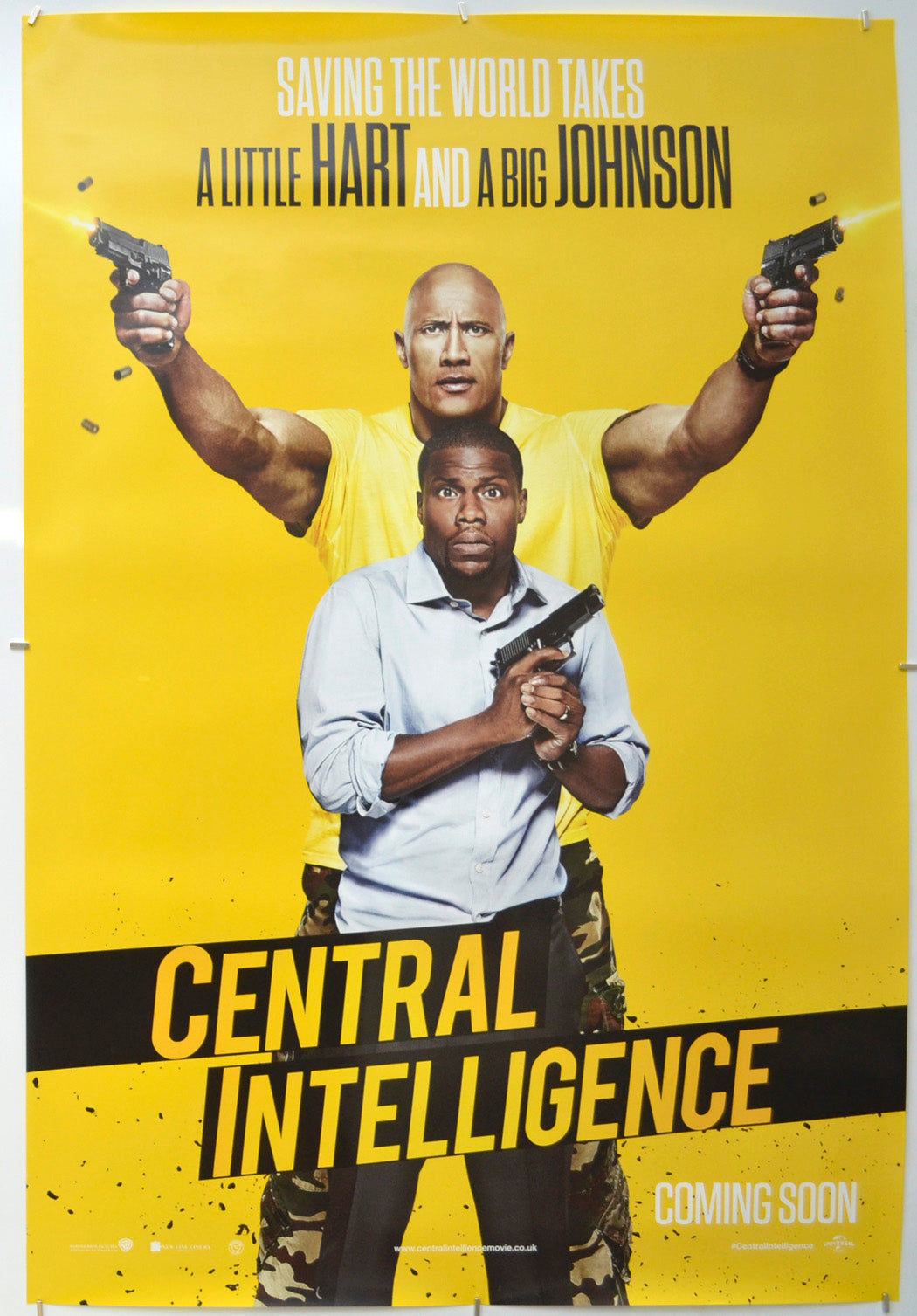 Central Intelligence - Original One Sheet Poster - Film Poster - Movie Poster 