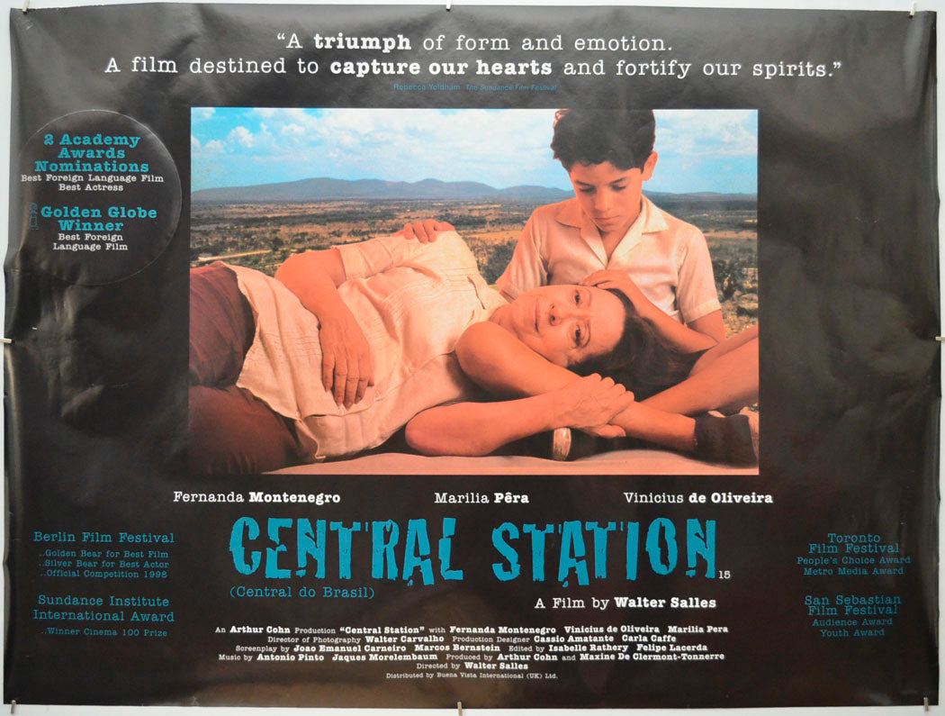 Central Station (a.k.a. Central Do Brasil)  Original Quad Poster - Film Poster - Movie Poster