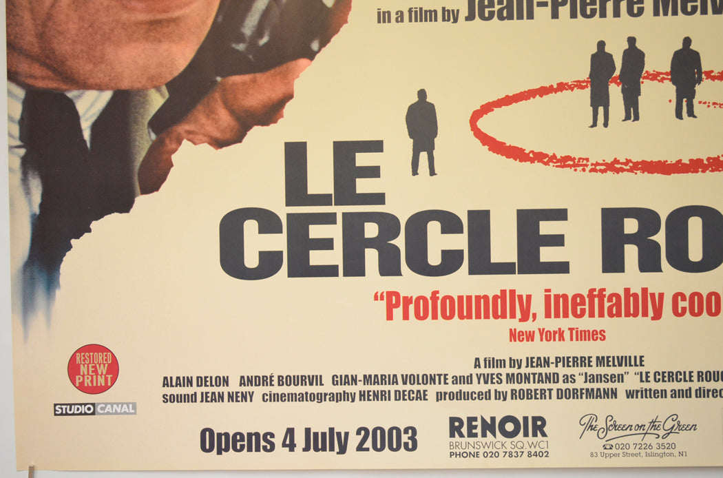 LE CERCLE ROUGE (Bottom Left) Cinema Quad Movie Poster 