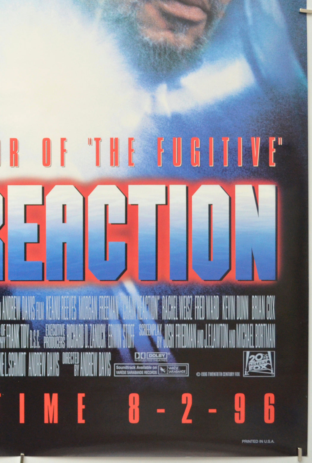 CHAIN REACTION (Bottom Right) Cinema One Sheet Movie Poster 