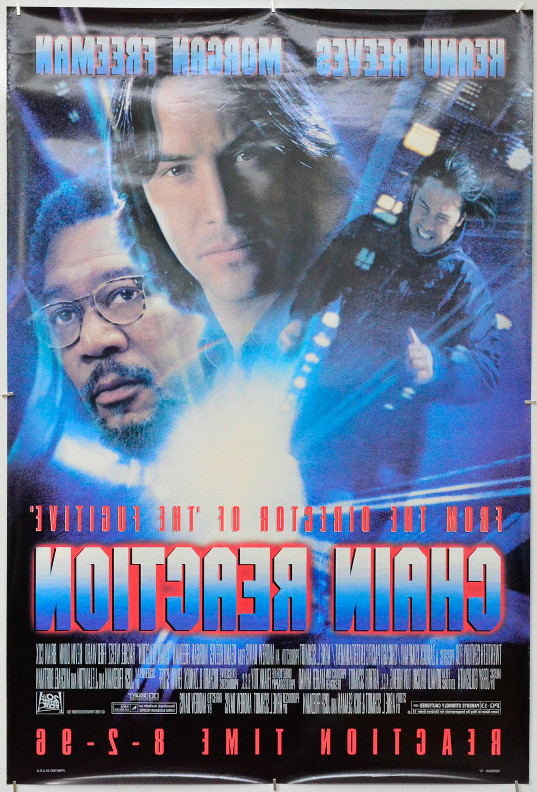 Chain Reaction (Back) Cinema One Sheet Movie Poster 