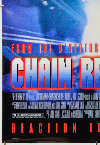 Chain Reaction (Bottom Left) Cinema One Sheet Movie Poster 
