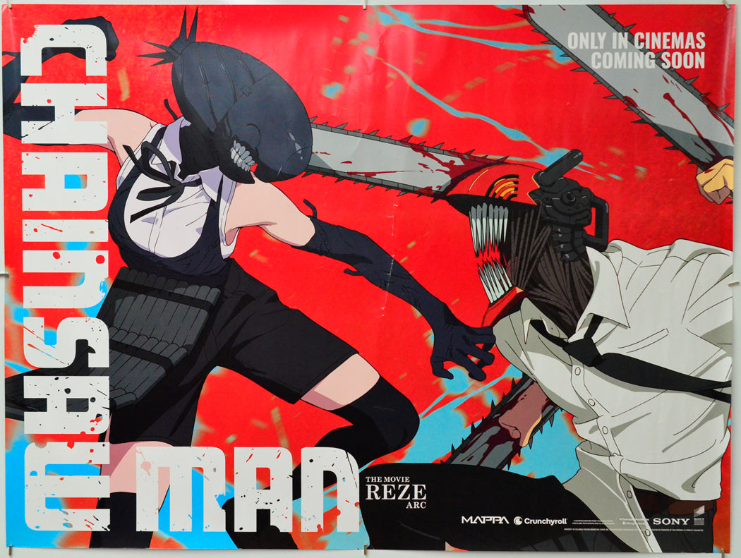 Chainsaw Man - The Movie: Reze Arc - Original Quad Poster - Film Poster - Movie Poster