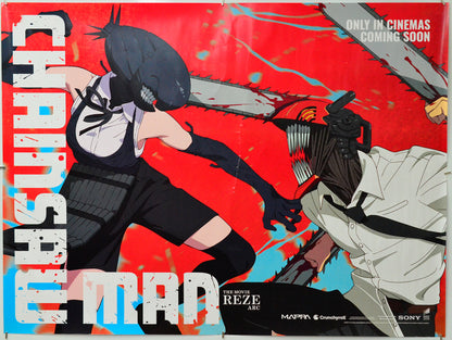 Chainsaw Man - The Movie: Reze Arc - Original Quad Poster - Film Poster - Movie Poster