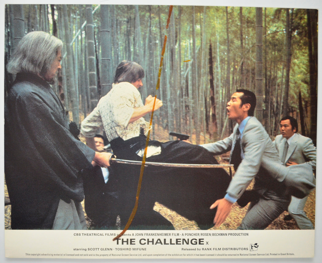 THE CHALLENGE (Card 2) Cinema Colour FOH Stills / Lobby Cards 