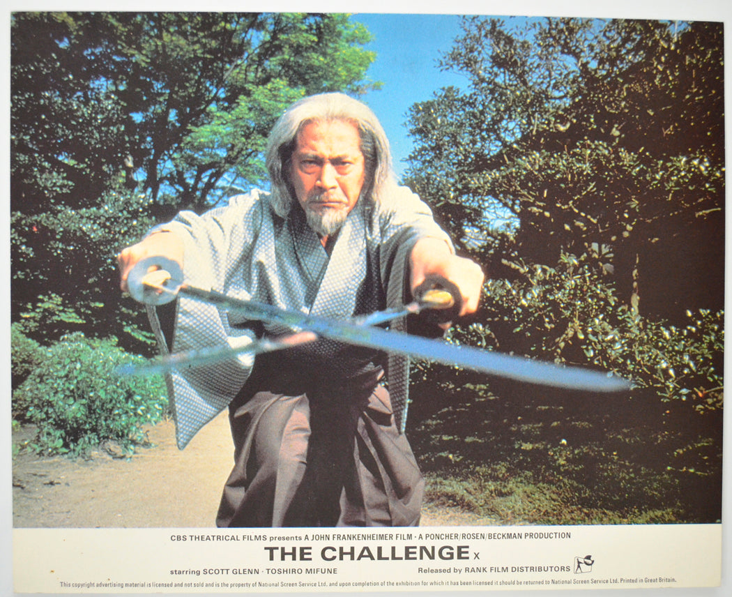 THE CHALLENGE (Card 3) Cinema Colour FOH Stills / Lobby Cards 