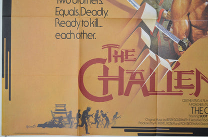 THE CHALLENGE (Bottom Left) Cinema Quad Movie Poster 