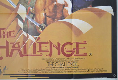 THE CHALLENGE (Bottom Right) Cinema Quad Movie Poster 