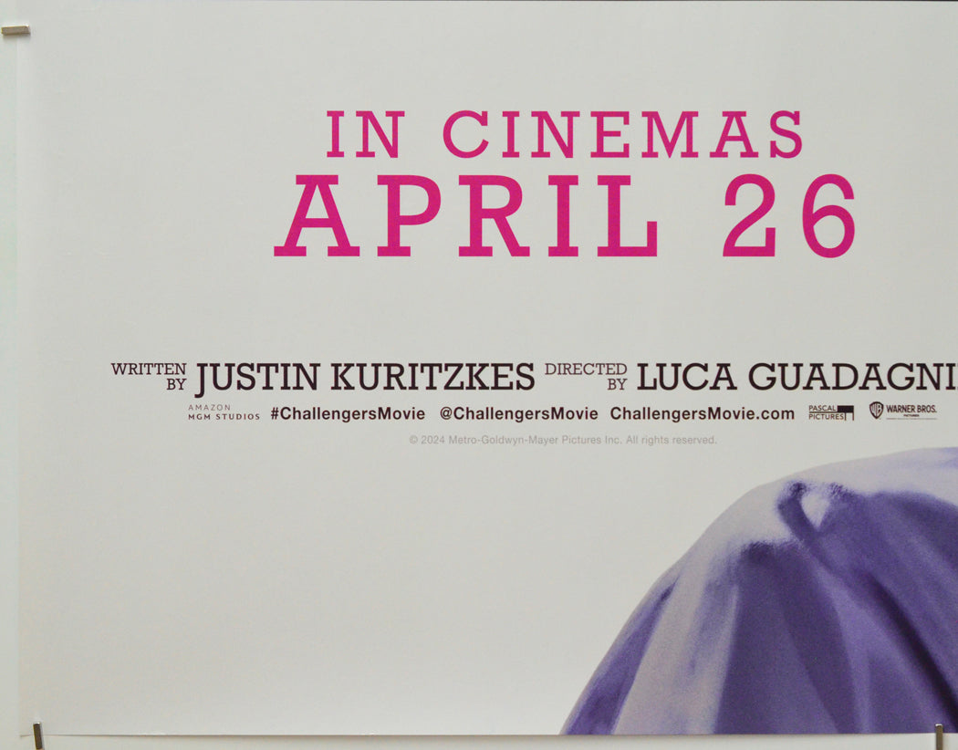 Challengers (Bottom Left) Cinema Quad Movie Poster 