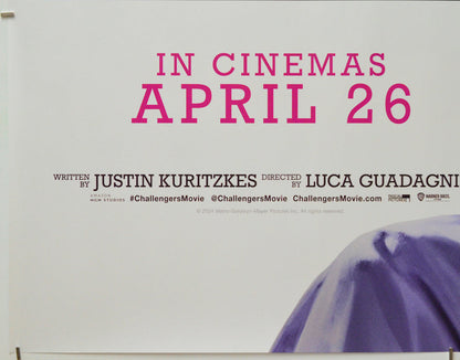 Challengers (Bottom Left) Cinema Quad Movie Poster 