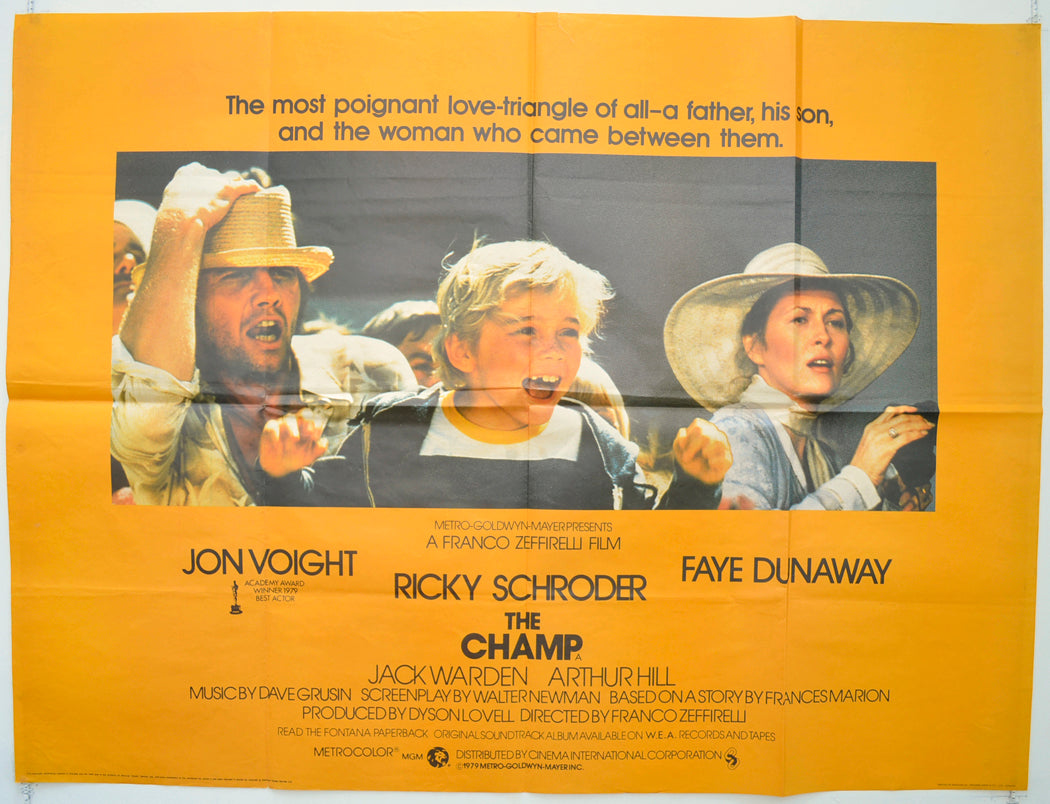 The Champ  Original British Quad Poster - Film Poster - Movie Poster 