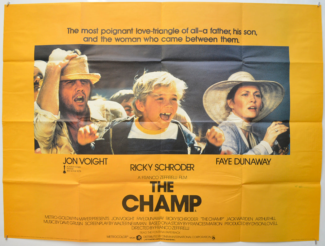 The Champ Original Quad Poster - Film Poster - Movie Poster  