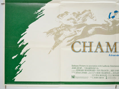 CHAMPIONS (Bottom Left) Cinema Quad Movie Poster 