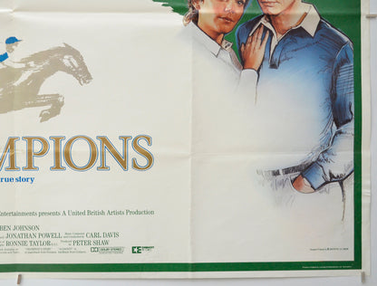 CHAMPIONS (Bottom Right) Cinema Quad Movie Poster 