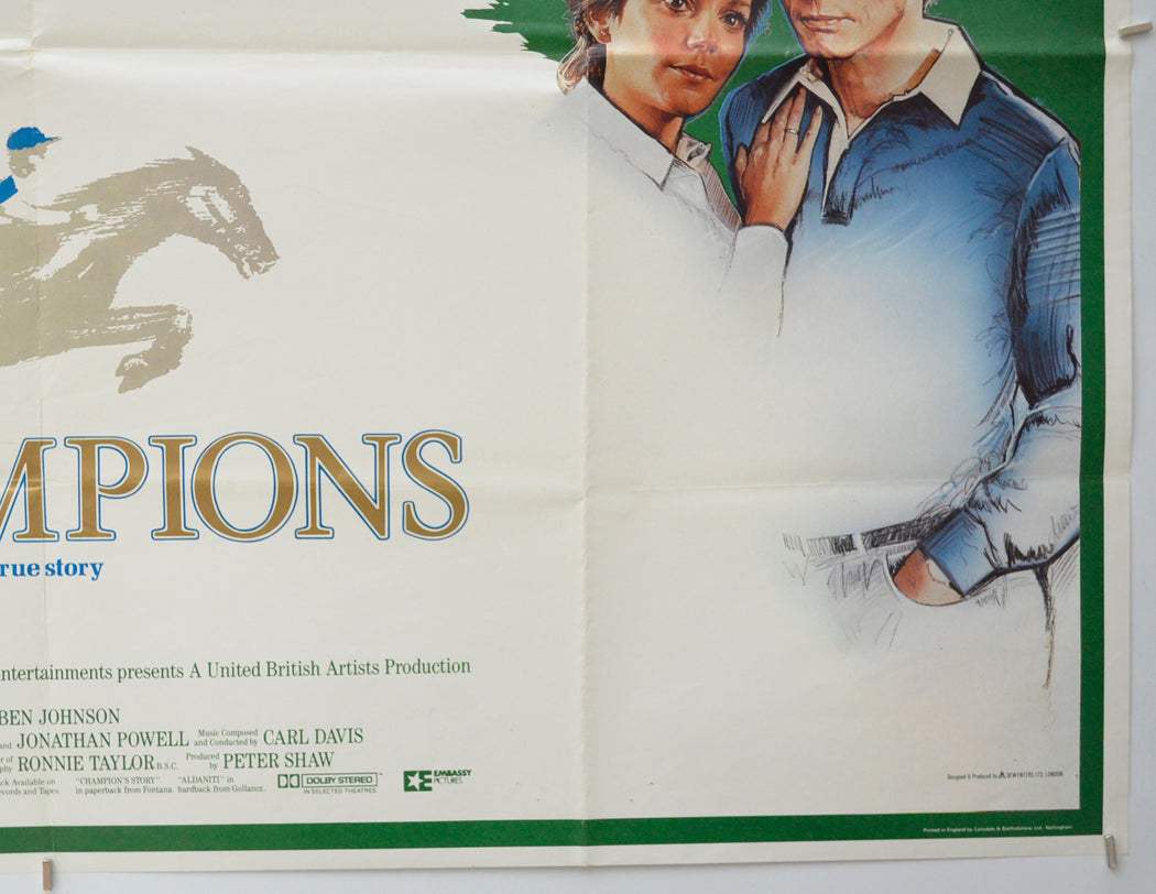 CHAMPIONS (Bottom Right) Cinema Quad Movie Poster 