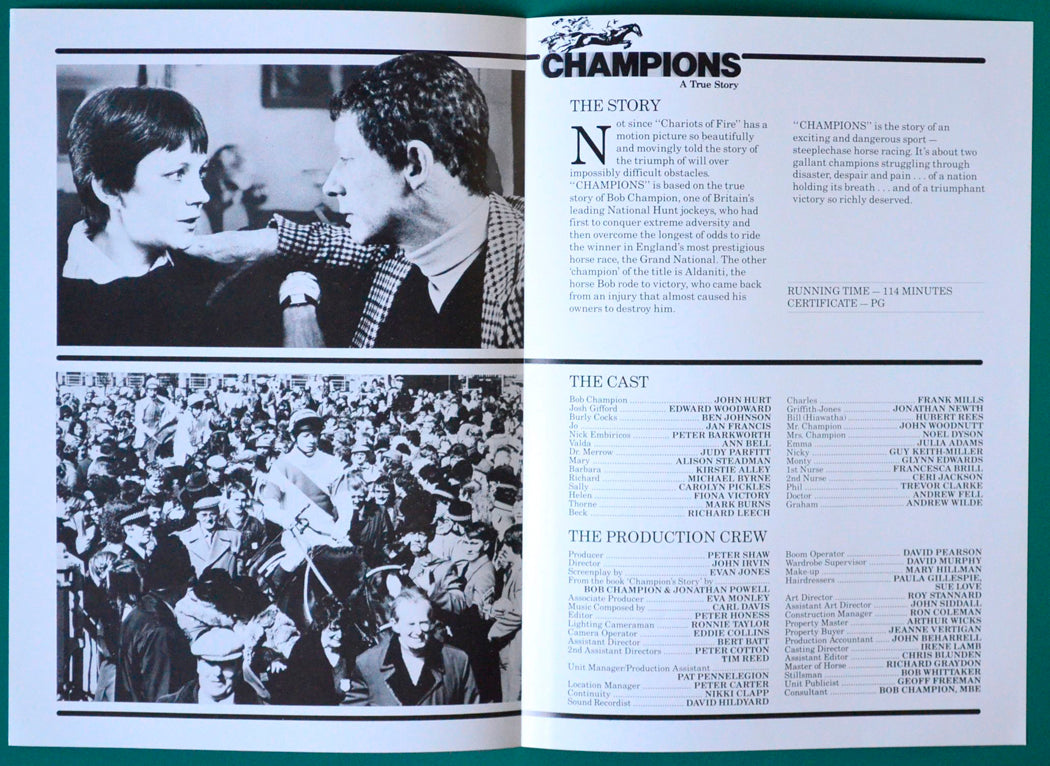 Champions - Synopsis Booklet - Inside