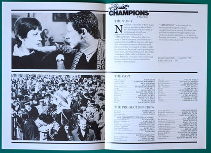 Champions - Synopsis Booklet - Inside