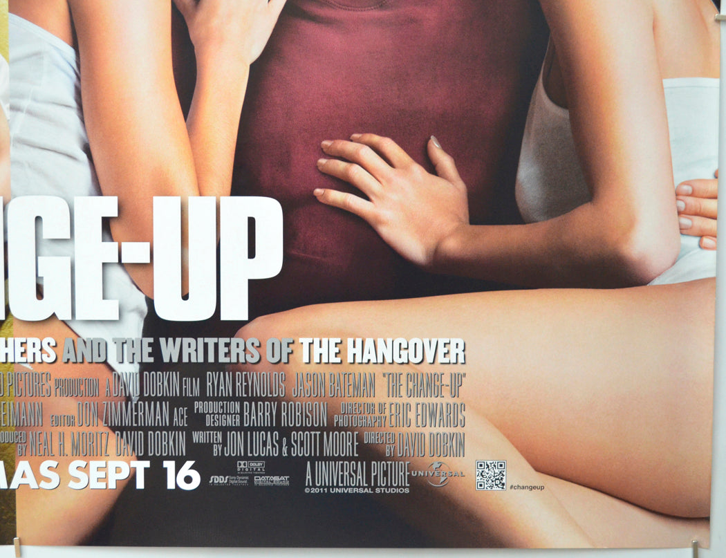 THE CHANGE-UP (Bottom Right) Cinema Quad Movie Poster 