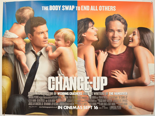 The Change-Up  Original Quad Poster - Film Poster - Movie Poster