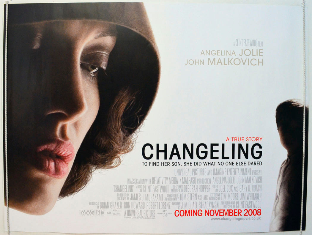 Changeling  (Teaser / Advance Version)   Original British Quad Poster - Film Poster - Movie Poster 