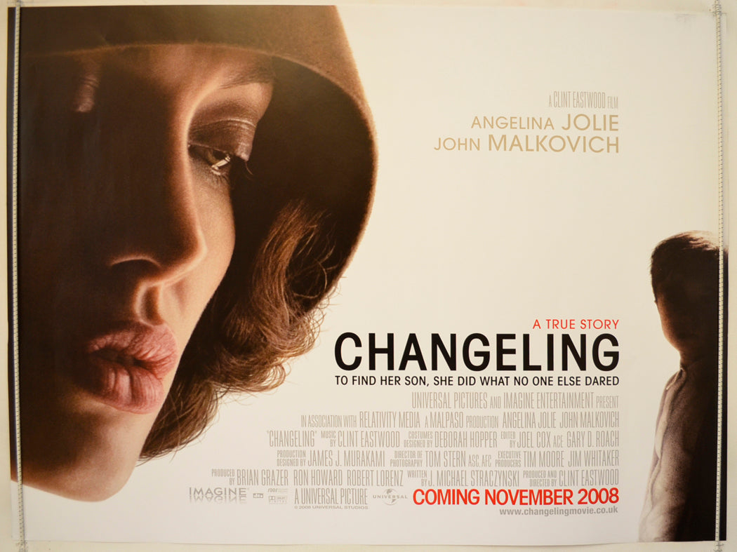 Changeling  (Teaser / Advance Version)   Original Quad Poster - Film Poster - Movie Poster