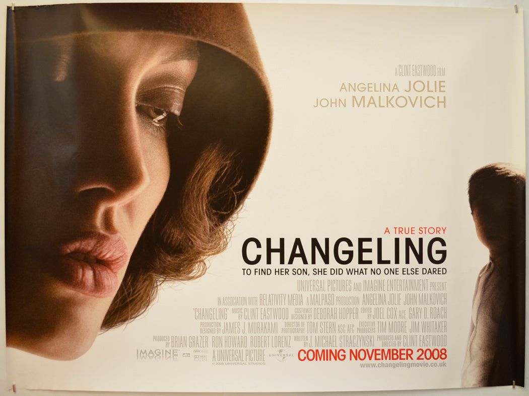 Changeling  (Teaser / Advance Version) Original Quad Poster - Film Poster - Movie Poster  