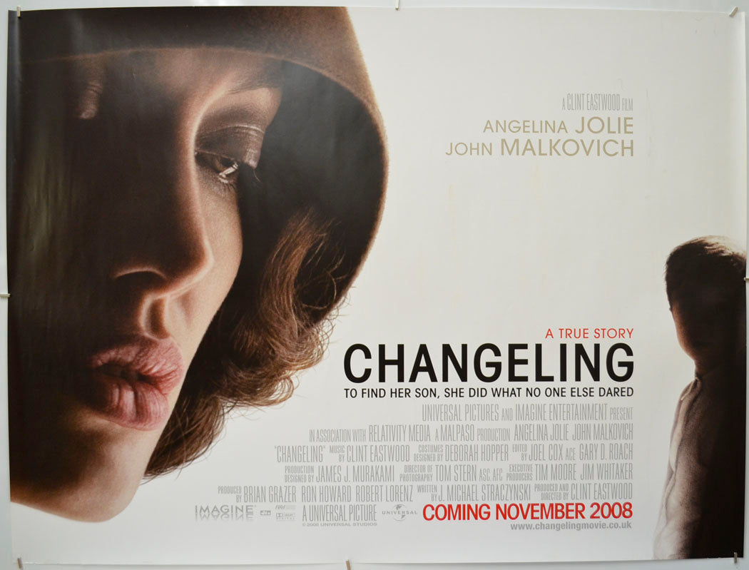 Changeling (Teaser / Advance Version) Original Quad Poster - Film Poster - Movie Poster