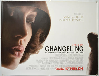 Changeling (Teaser / Advance Version) Original Quad Poster - Film Poster - Movie Poster