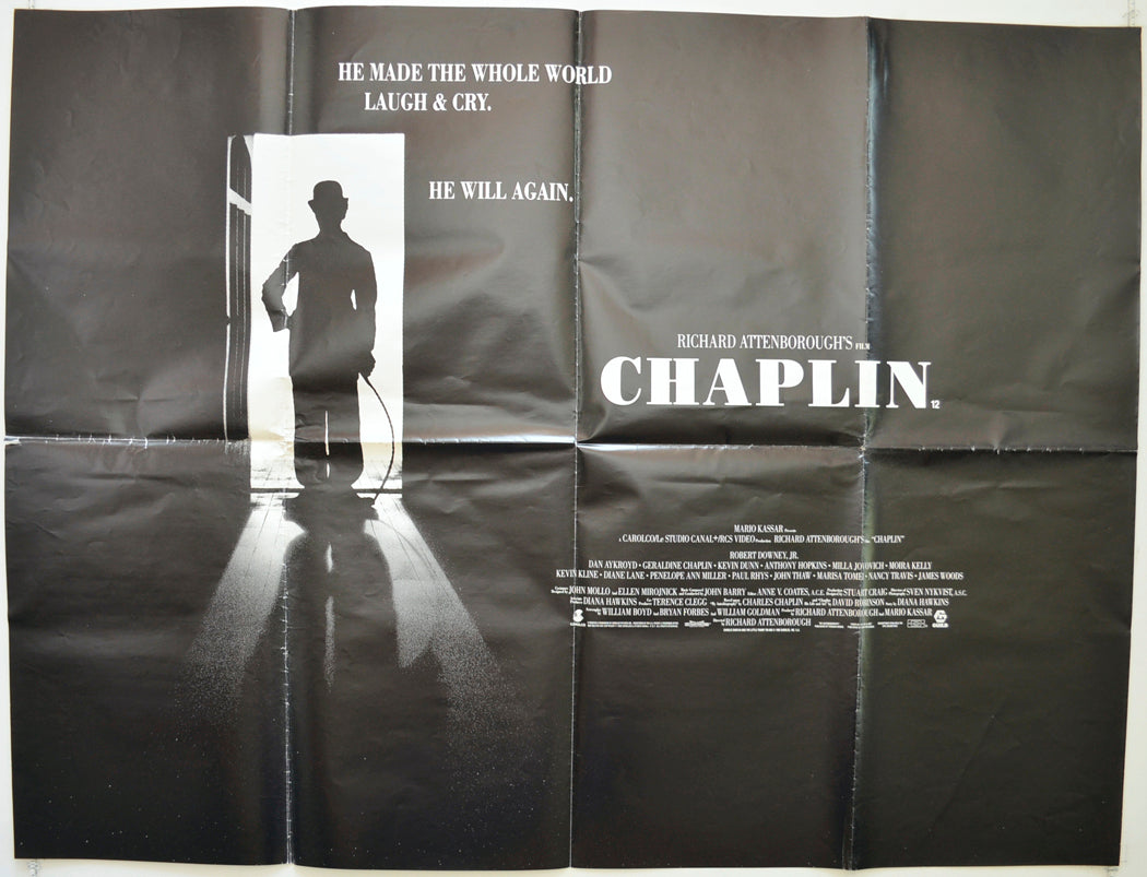 Chaplin  Original British Quad Poster - Film Poster - Movie Poster 