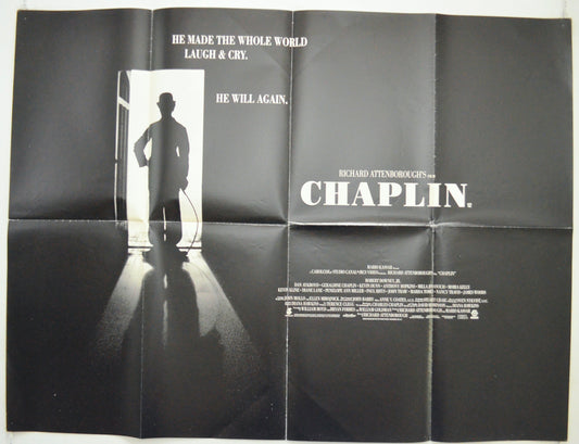 Chaplin Original Quad Poster - Film Poster - Movie Poster  