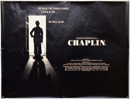 Chaplin - Original Quad Poster - Film Poster - Movie Poster