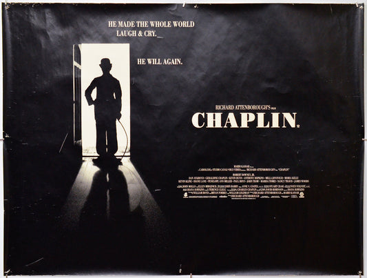 Chaplin - Original Quad Poster - Film Poster - Movie Poster